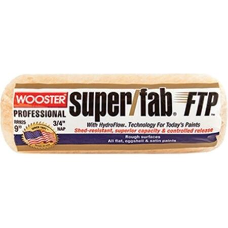WOOSTER RR925 9 in. Super Fab Ftp 0.75 in. Nap Roller Cover- Rough 71497177247